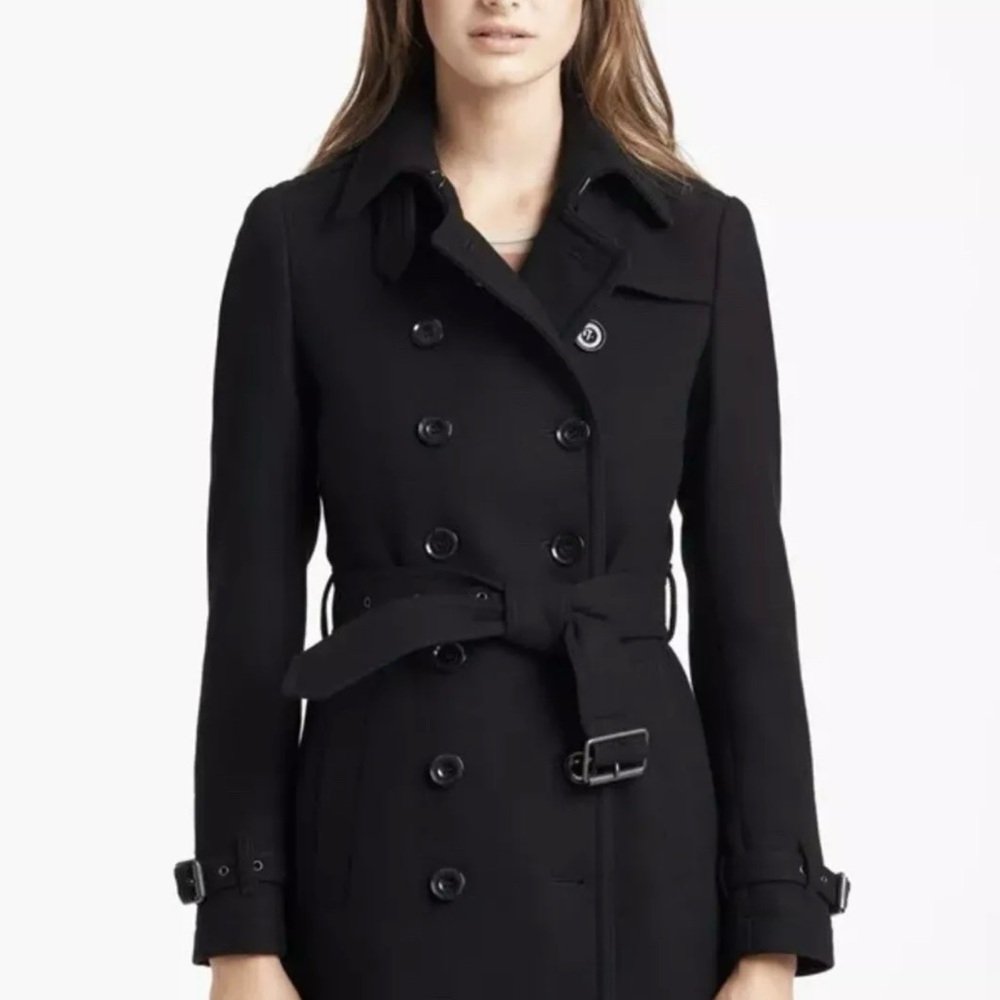 Burberry Brit Wool Trech US2 IT36 Double Breasted